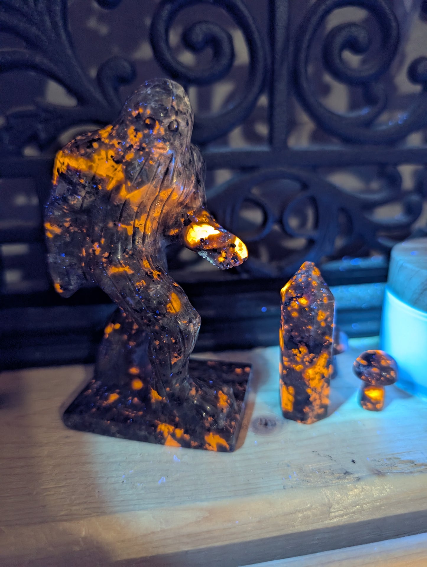 Yooperlite, Flame Stone Sasquatch