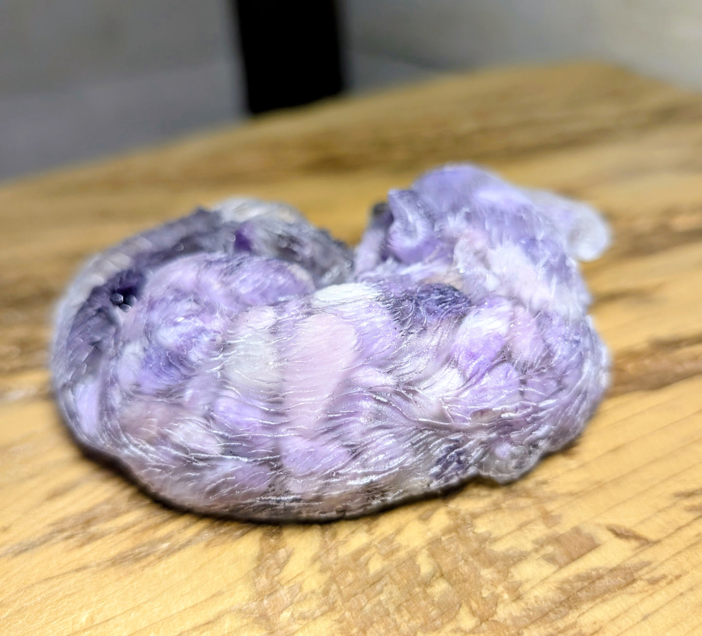 Hand Crafted Crystal Chip Kitsune, 9 Tail Fox