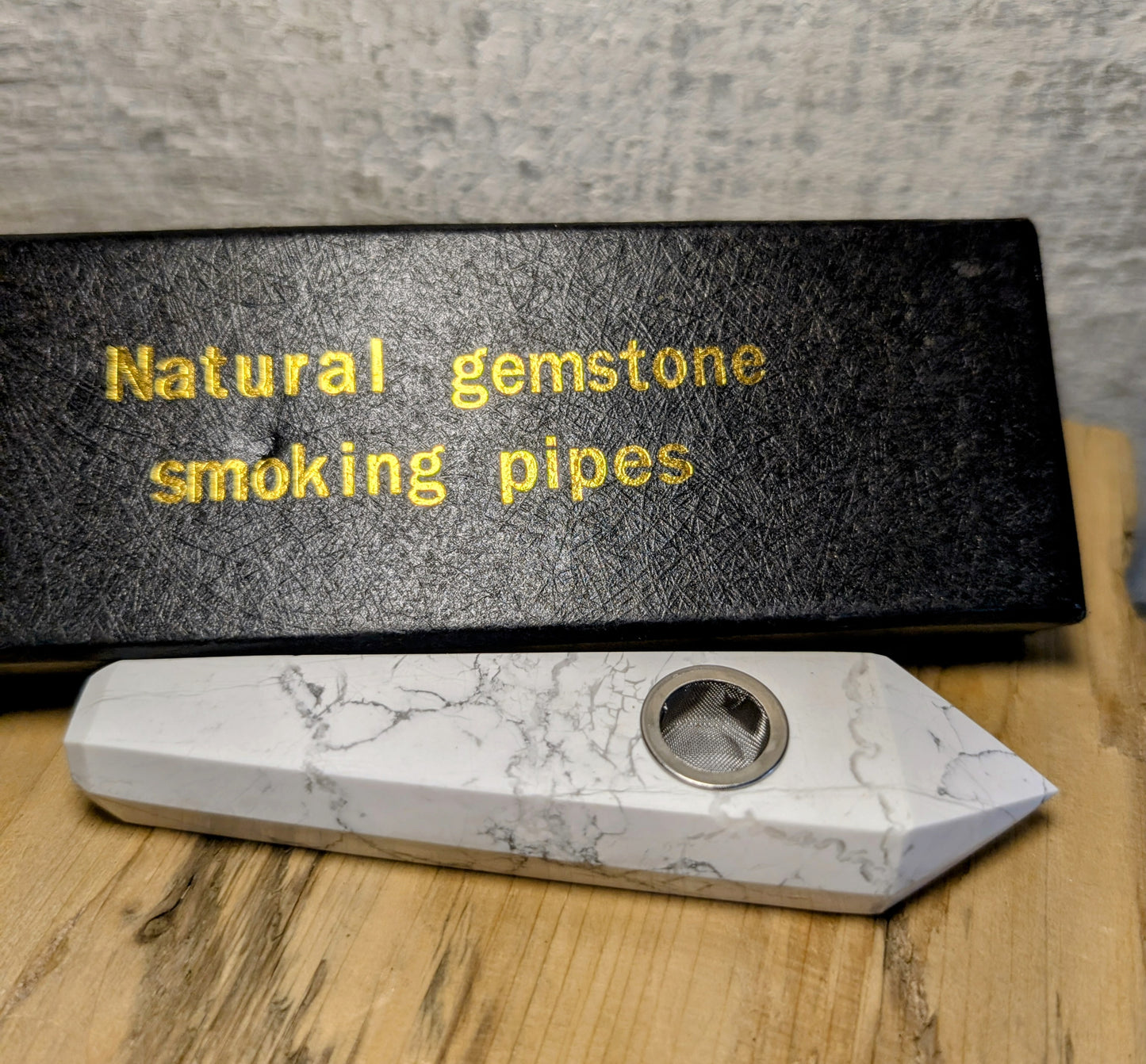 Howlite Smoking Pipe