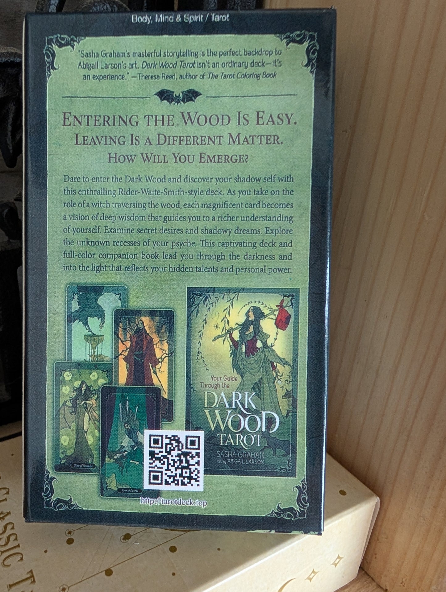 Dark Wood Tarot Deck of Cards