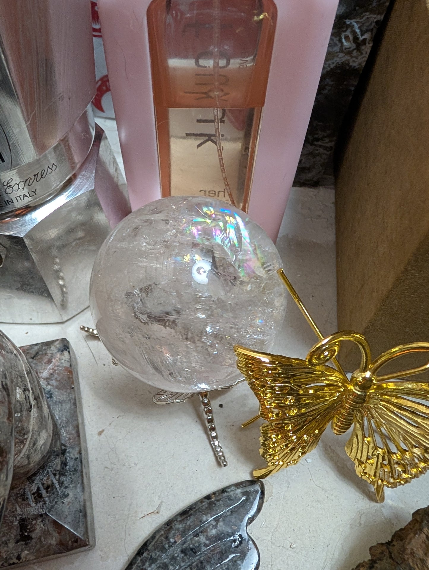3. SALE Beautiful Clear Quartz Sphere