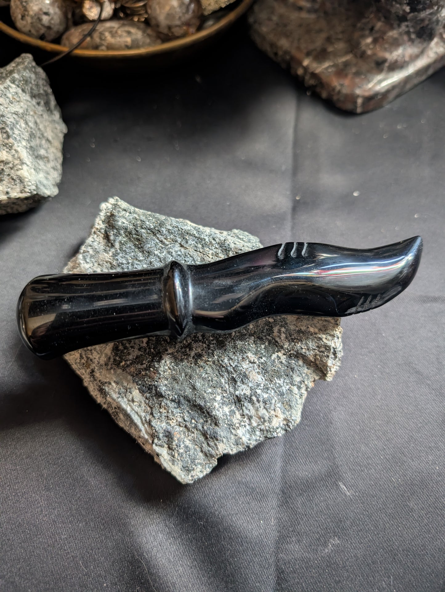 Obsidian Dagger for Protection