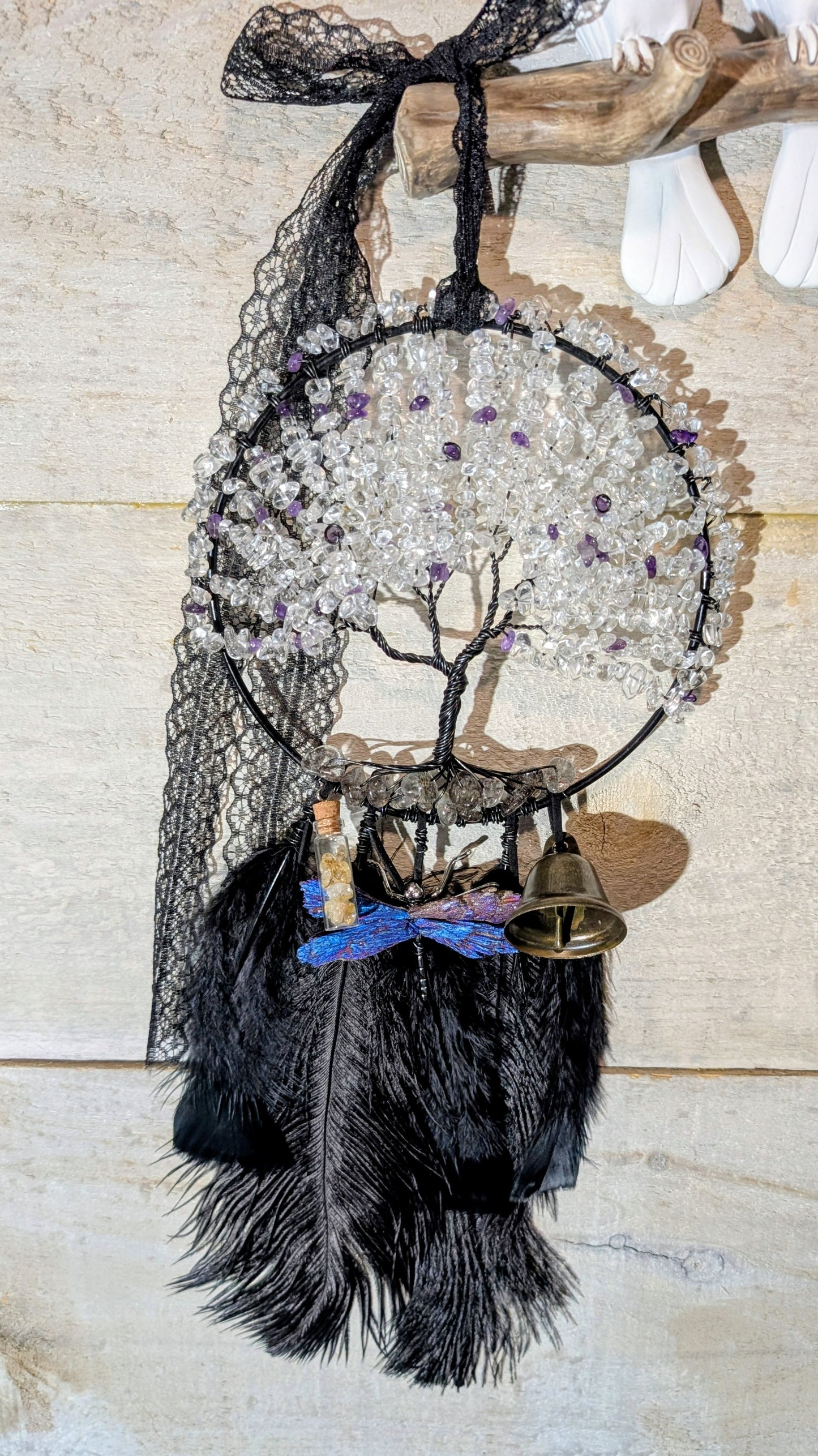 Hand Crafted Crystal Chip Wall Art