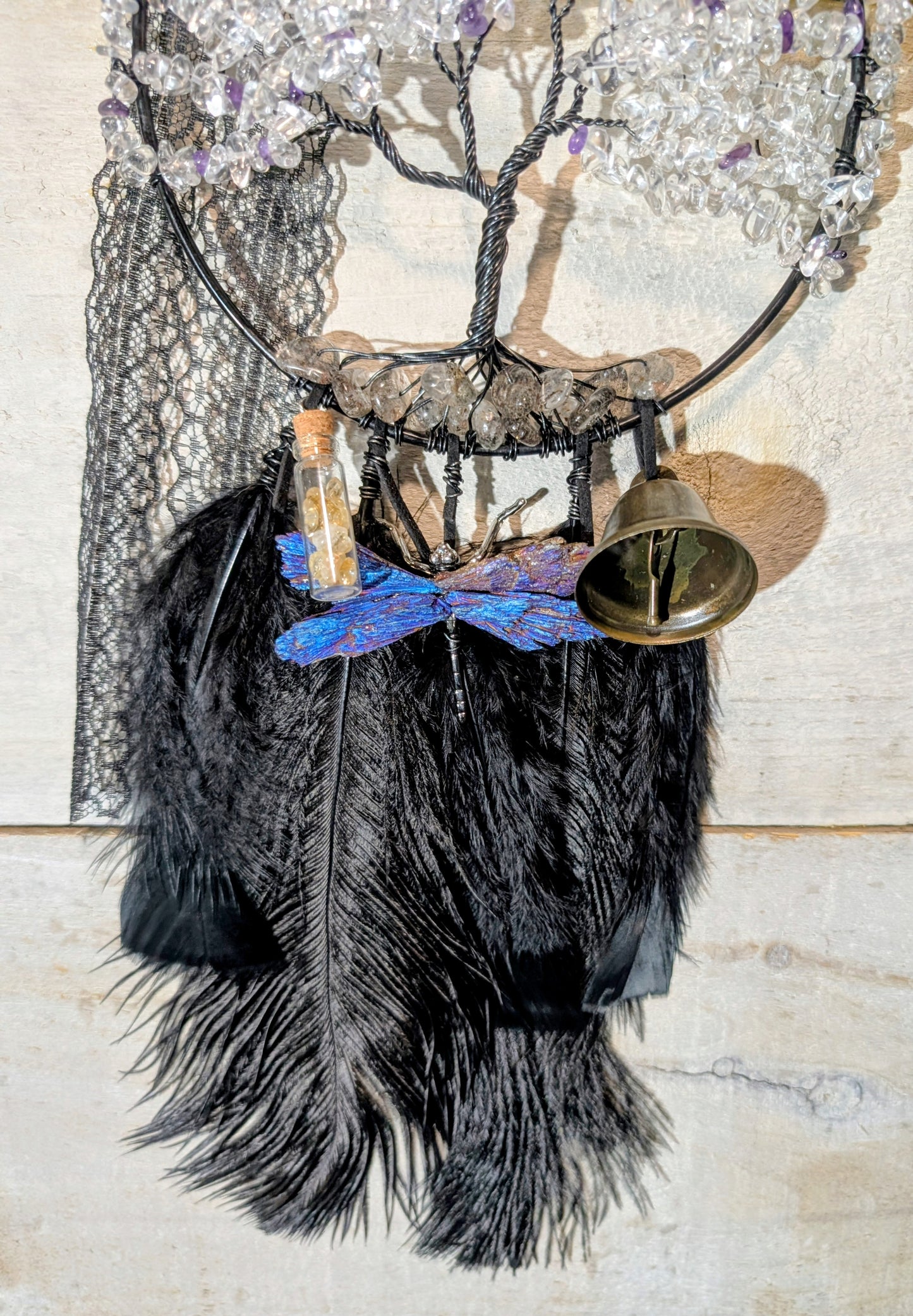 Hand Crafted Crystal Chip Wall Art