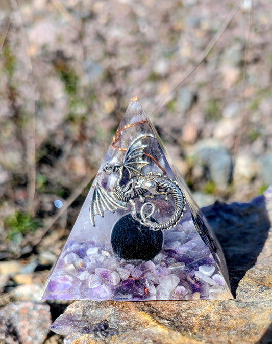 Orgonite Pyramid Hand Crafted