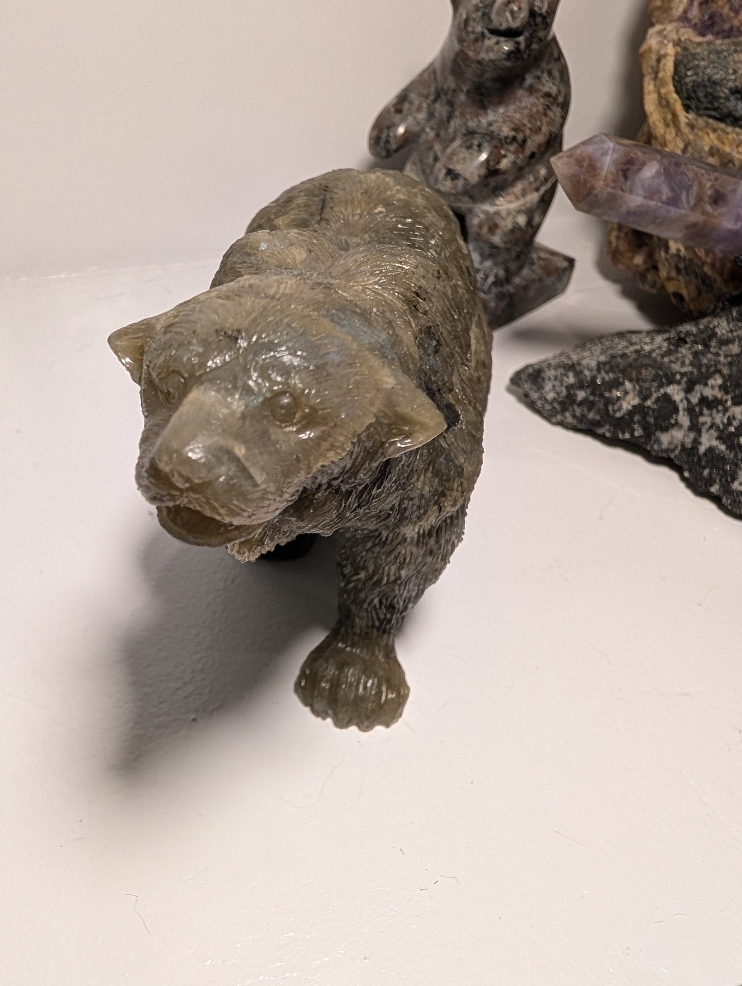 Labradorite Bear