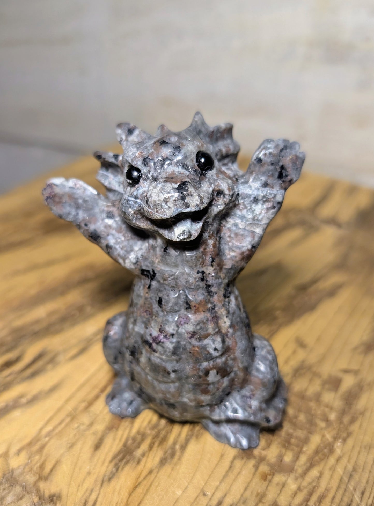 Adorable Canadian Flame Stone, Yooperlite Baby Dragon