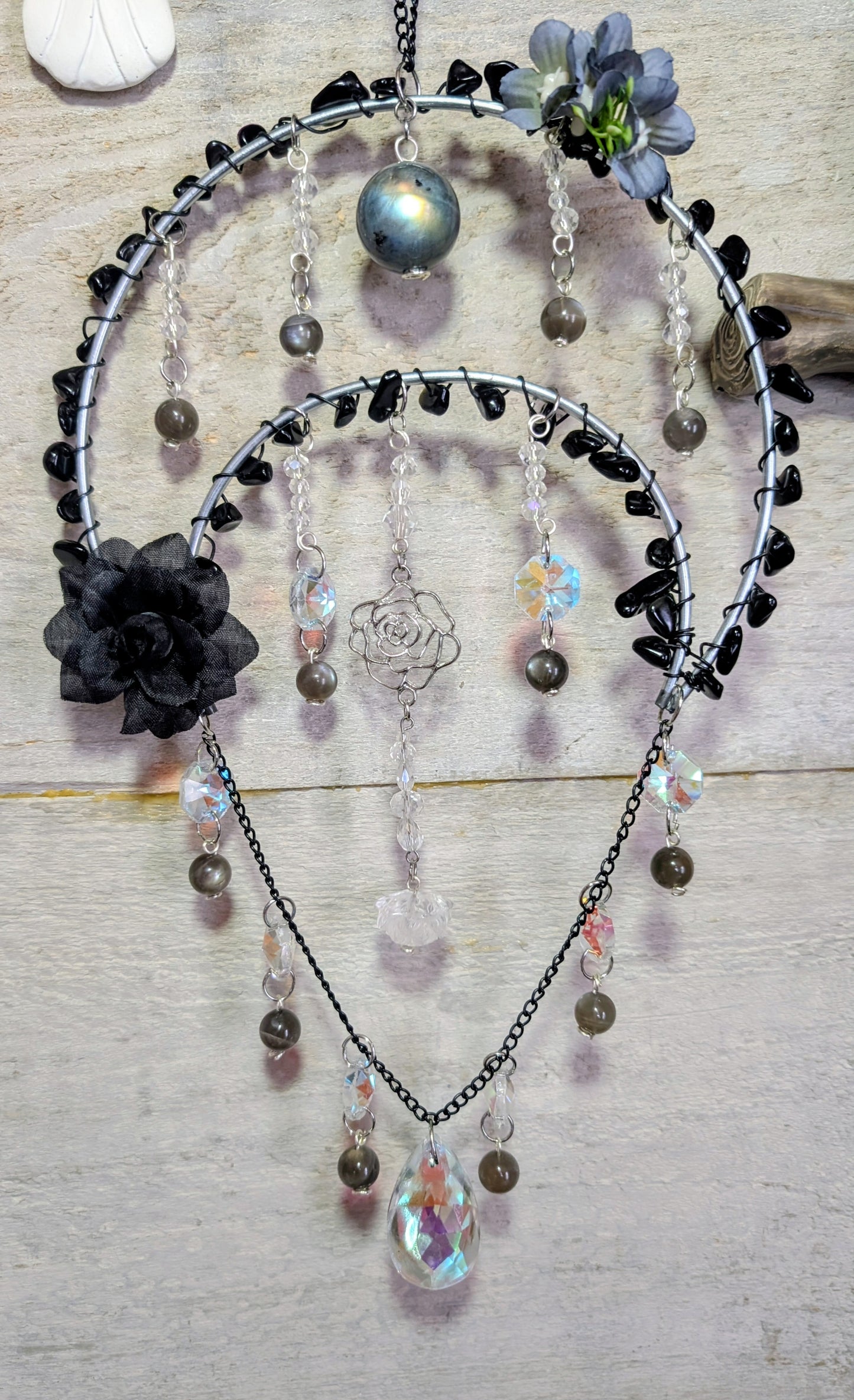 1. Hand Crafted Crystal Wall Art