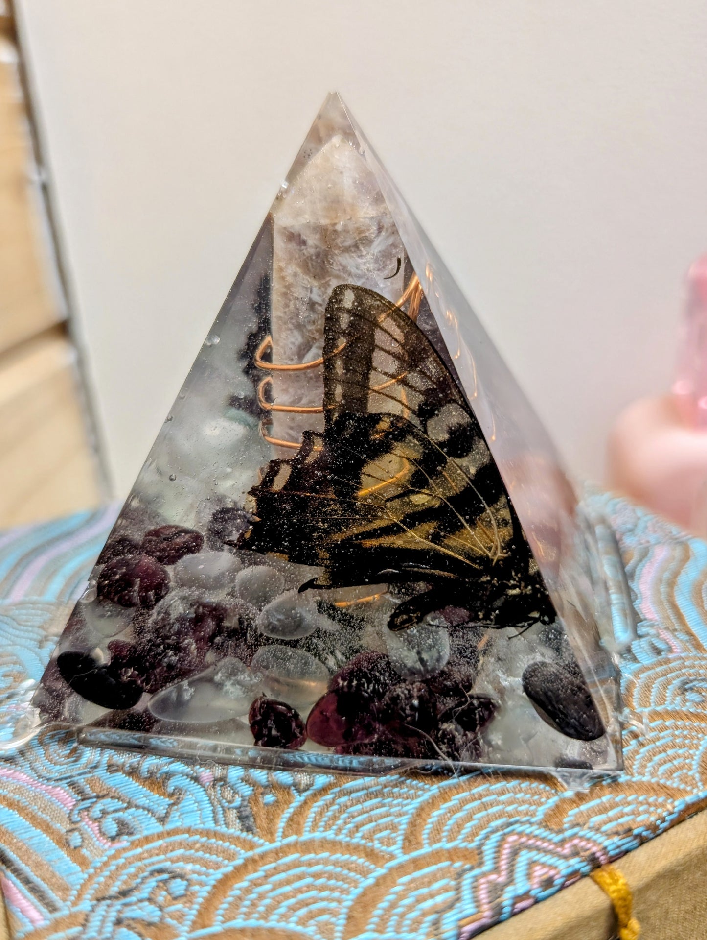 Orgonite Pyramid Hand Crafted by Us