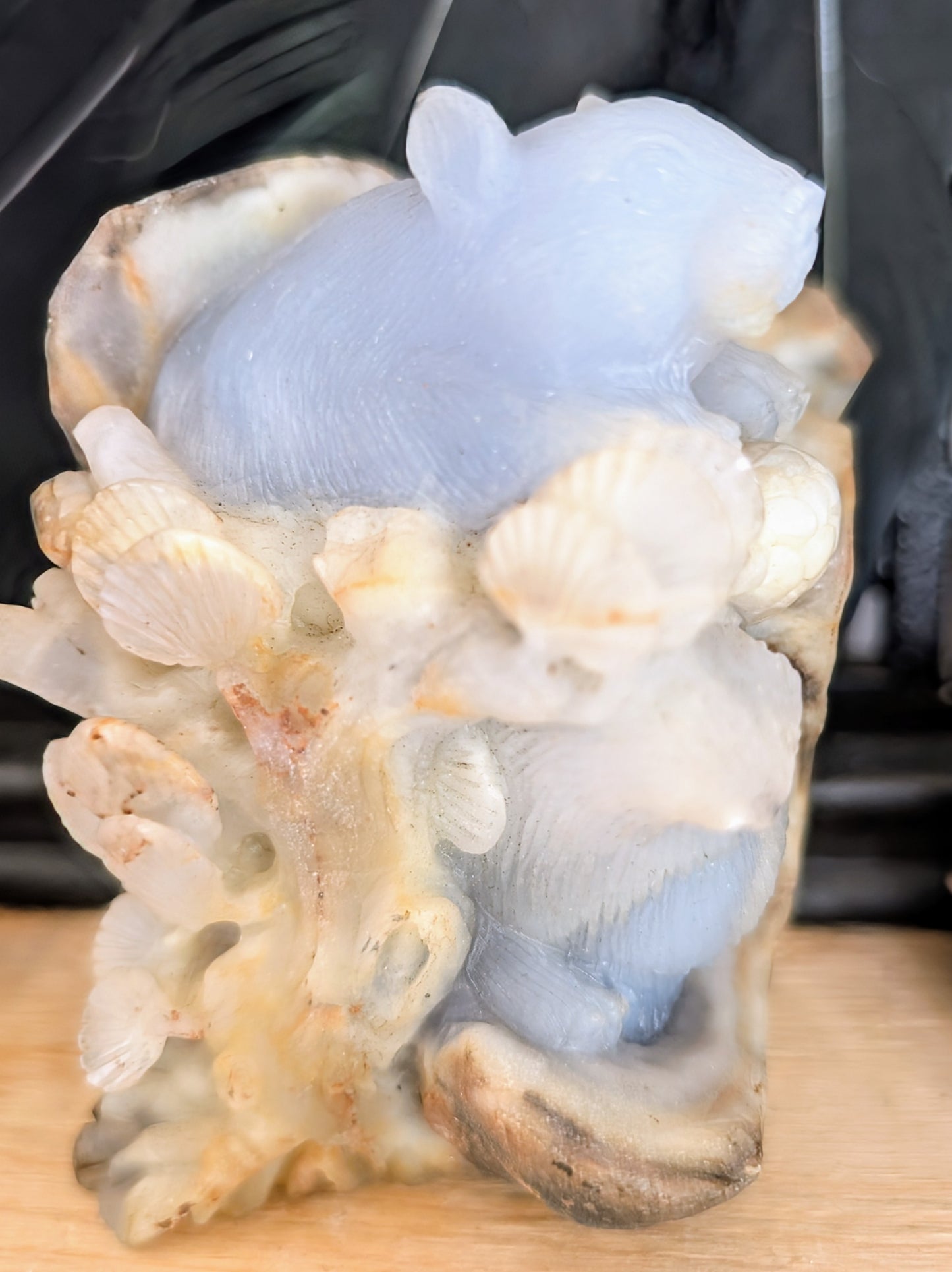 Blue Chalcedony Squirrel