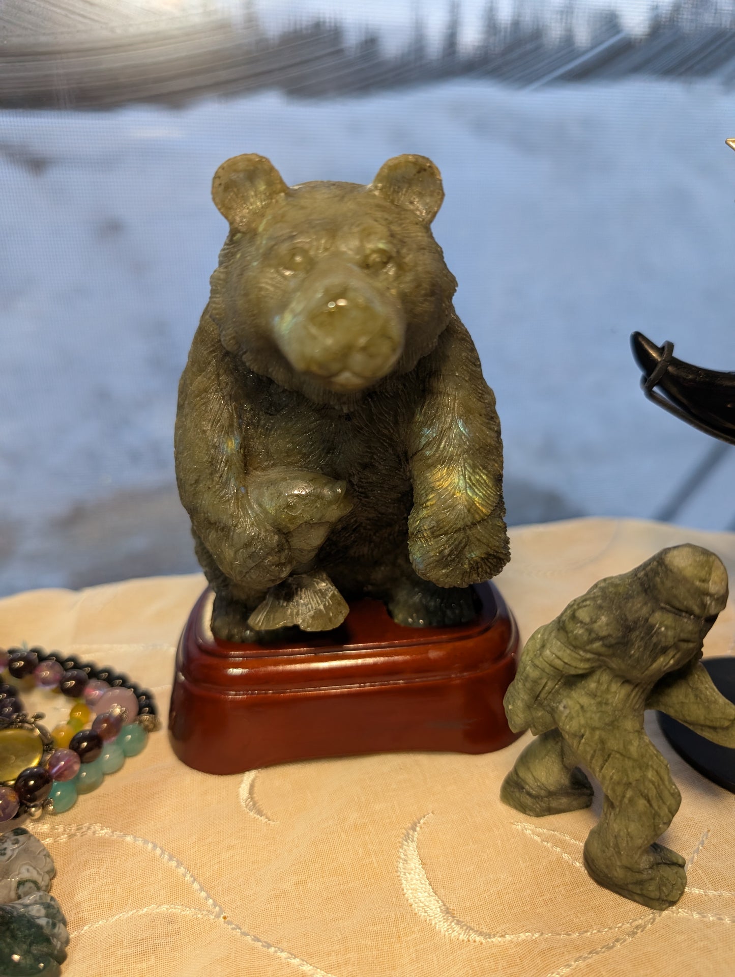 1. Labradorite Bear