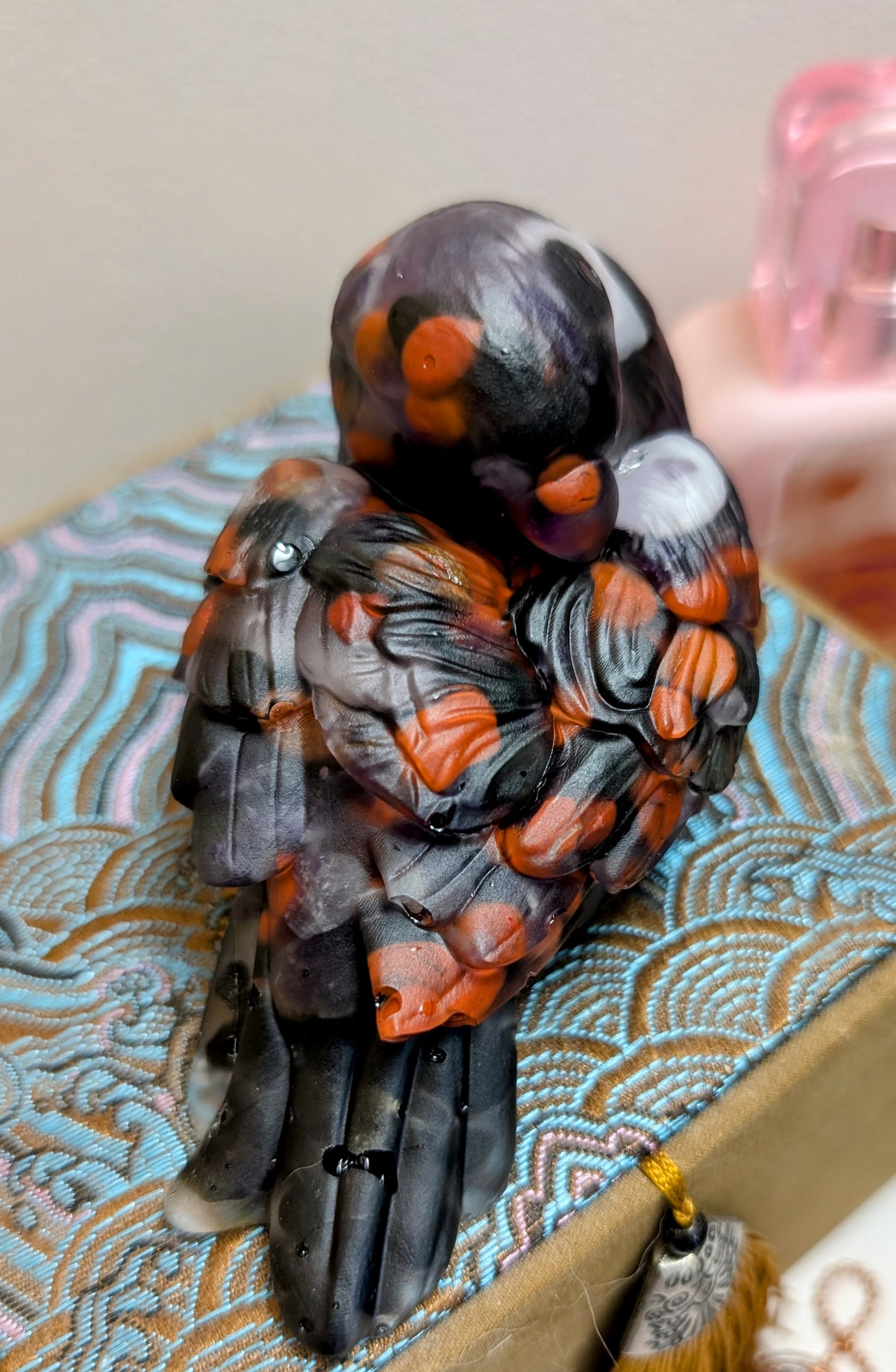 Hand Crafted Crystal Chip Bird, Protection Intention