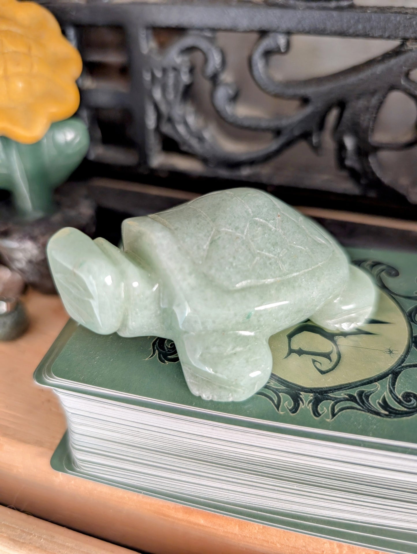 Green Adventurine Turtle
