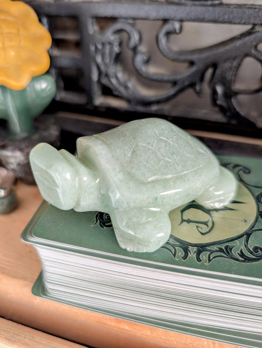 Green Adventurine Turtle
