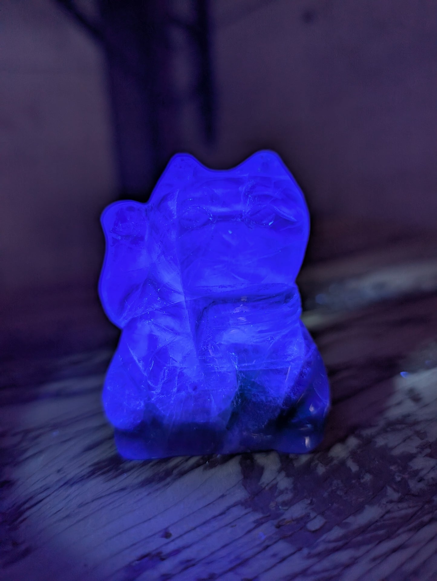 Fluorite Fortune Cat