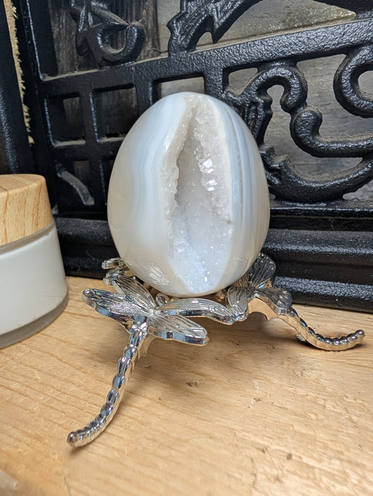 Druzy Agate Egg