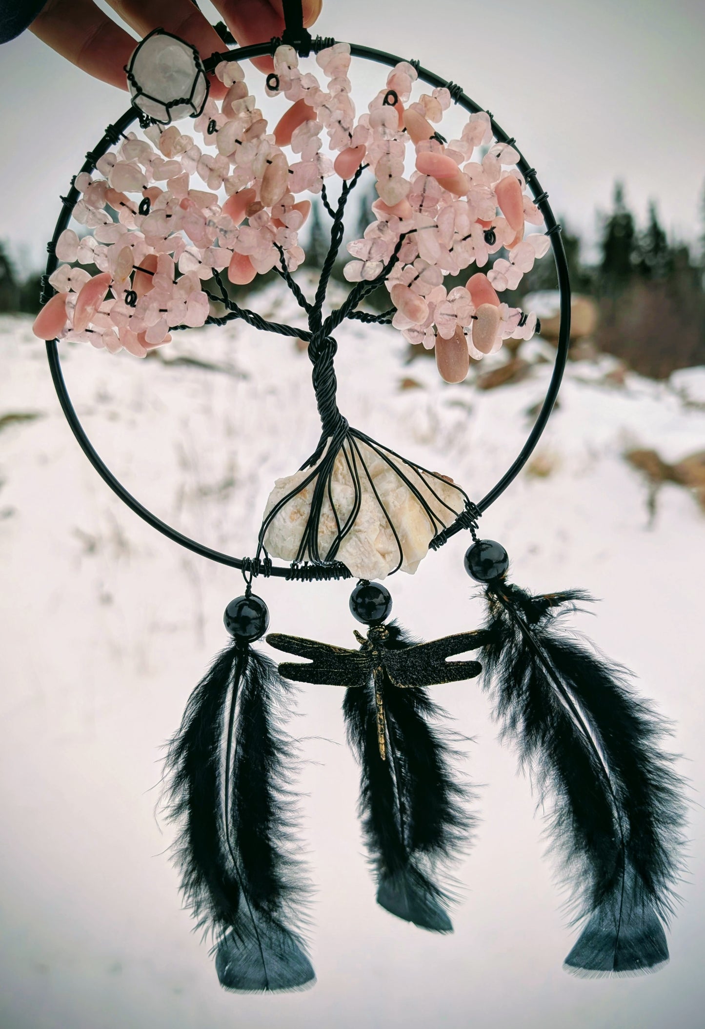 Hand Crafted Crystal Chip Wall Art