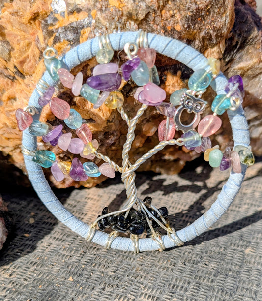 Hand Crafted Crystal Chip Wall Art