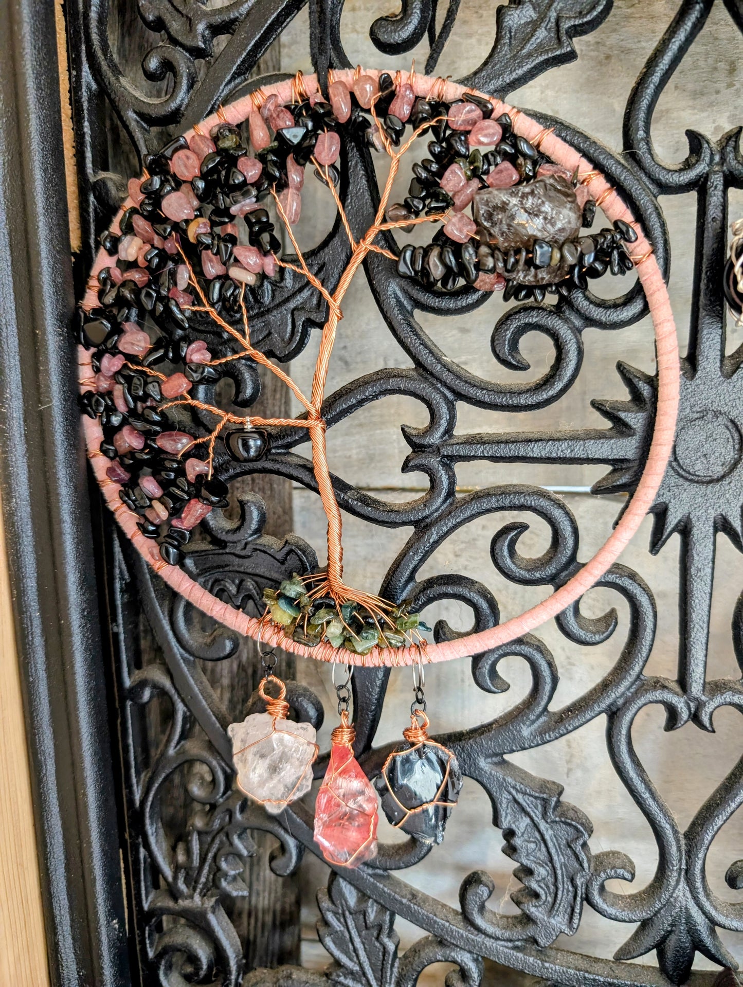 Hand Crafted Crystal Dream Catcher