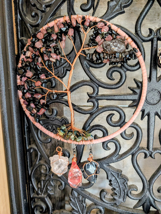 Hand Crafted Crystal Dream Catcher