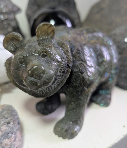 1. Labradorite Bear