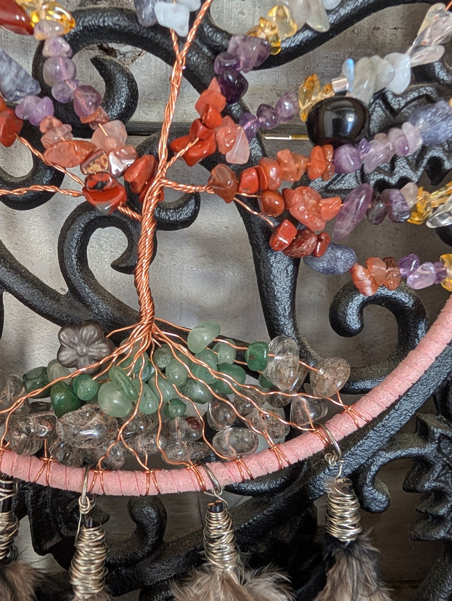 Crystal Dreamcatcher Handmade