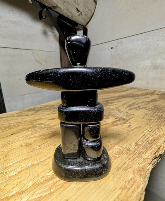 3. Obsidian Inukshuk