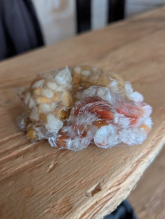 Hand Crafted Crystal Chip Kitsune, 9 Tail Fox