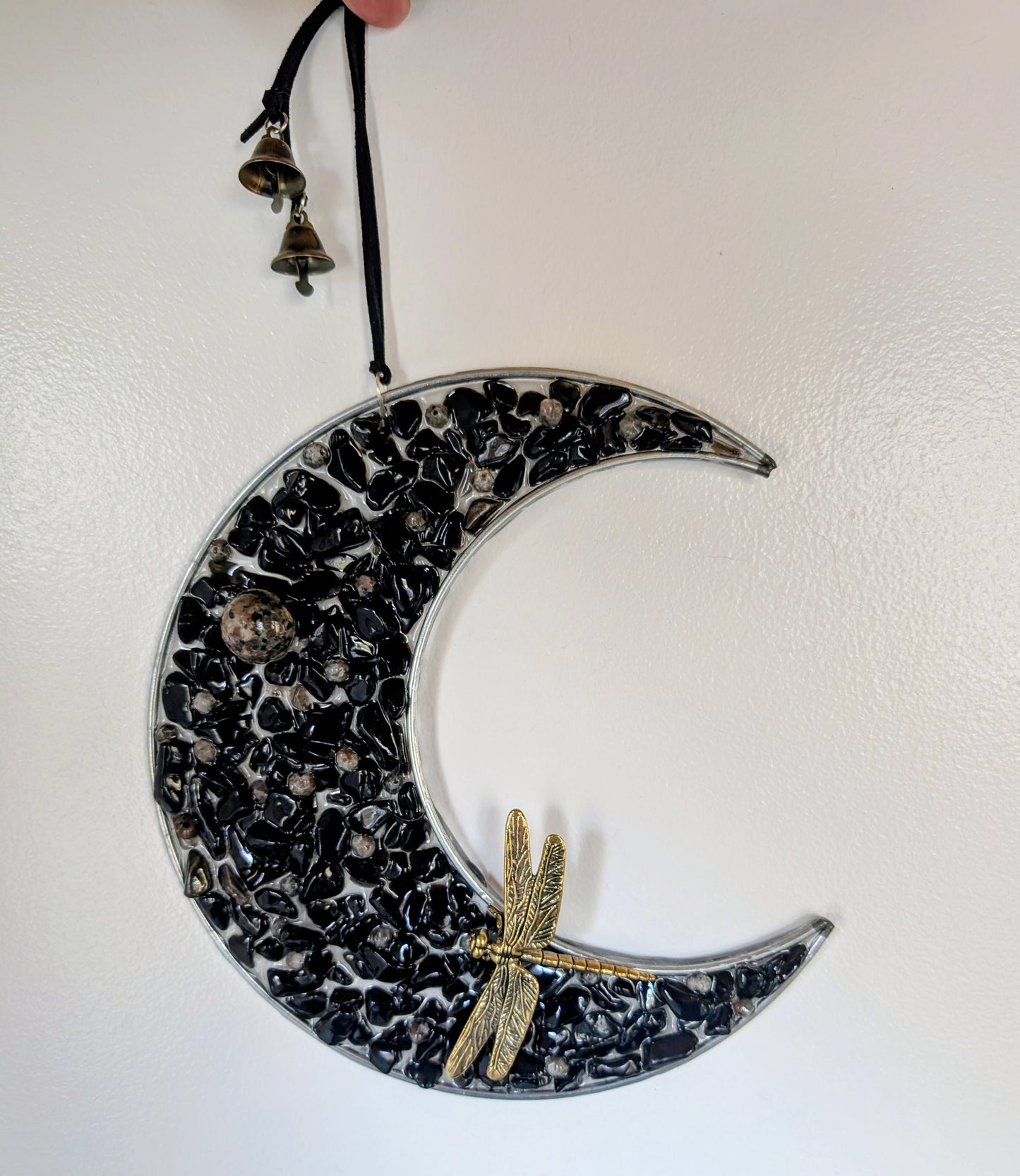 Hand Crafted Obsidian Moon