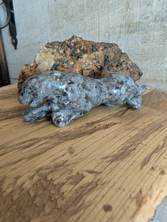Yooperlite, Flame Stone Jaguar