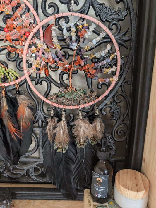 Crystal Dreamcatcher Handmade