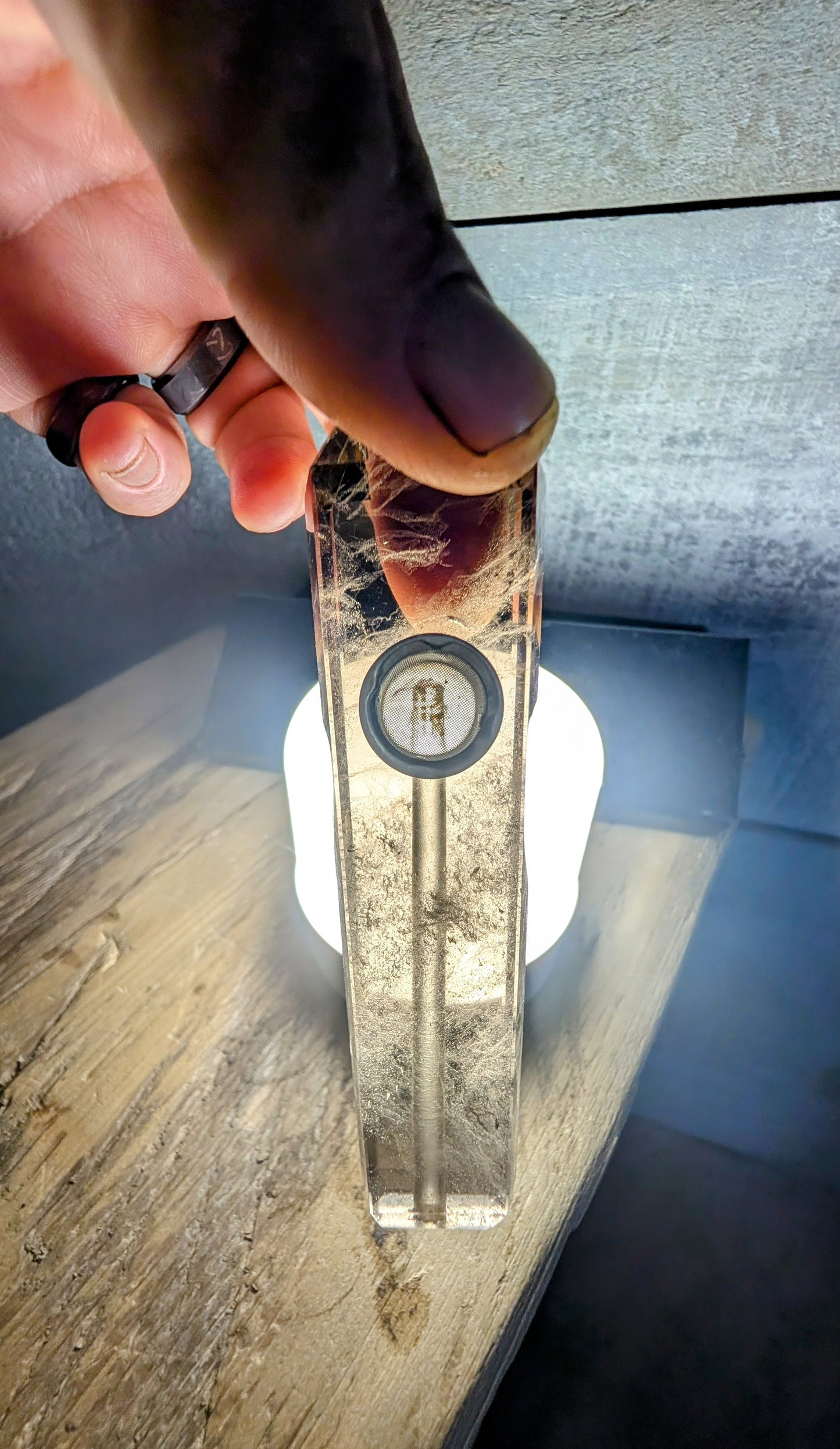 Smokey Quartz Smoking Pipe