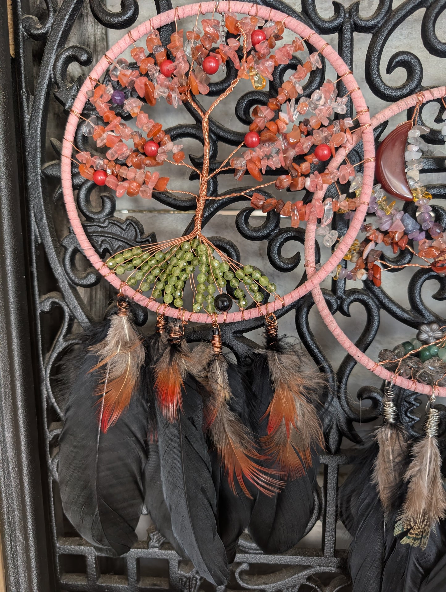 Crystal Dreamcatcher Handmade