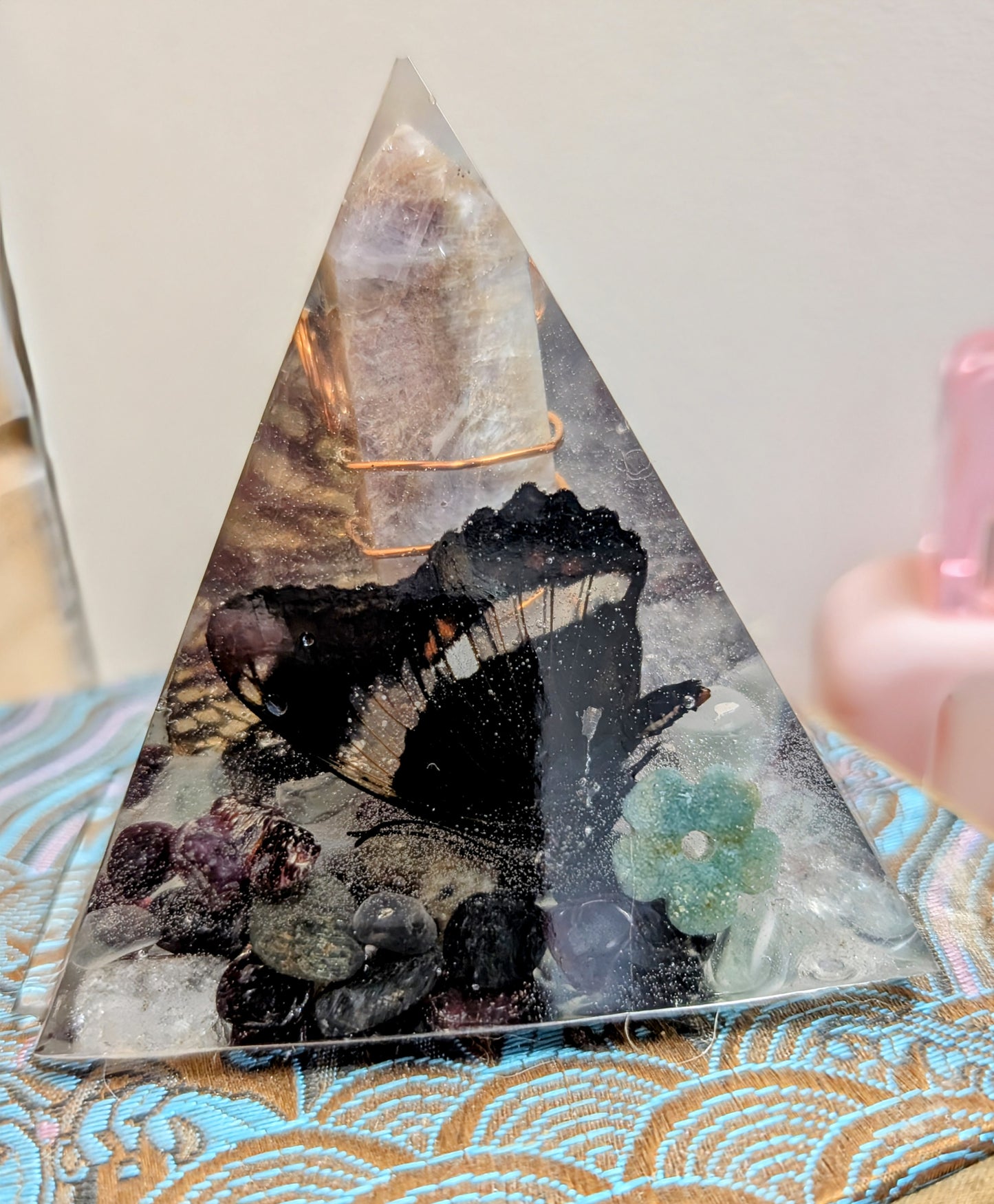 Orgonite Pyramid Hand Crafted by Us