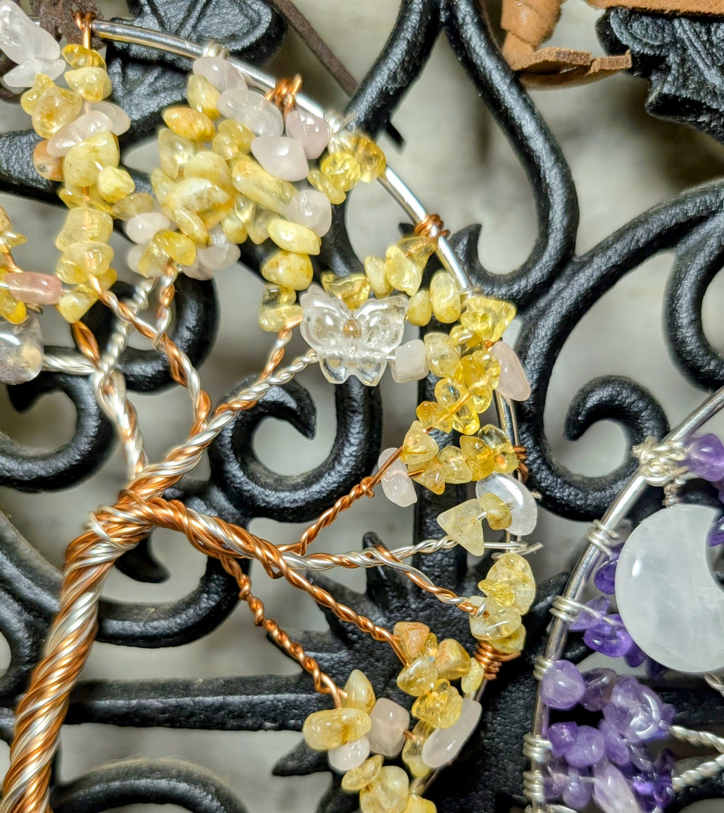 Hand Crafted Crystal Chip Wall Art